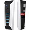 AQIDAP 5portový USB rozbočovač pro PS5 USB Fast Expansion Hub Charger USB Extender Kompatibilní s herní konzolí PlayStation 5, 4 USB, 1 USB nabíjecí port, 1 Ty
