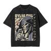 Resident Evil 4 Leon & Ashley Cena Protetora Camiseta Vintage Lavada do Jogo, Camiseta Streetwear Unissex para Fãs de Jogos de Survival Horror, Casual de Manga Curta 100% Algodão