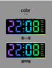 RGB Multi-functional Night Light Desk Clock with Alarm - Model GH0739R