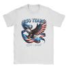 Streetwear TShirt Summer Patriotic Eagle and Flag 250 Years 17762026 Hip Hop T Shirts Aesthetic Cheap Print Short Sleeve Tops
