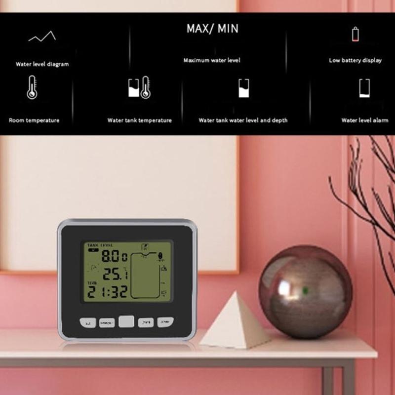 XXUB Ultrasonic Level Meter Accurate Liquid Measurement Device Precisions Ultrasonic Liquid Level Sensoring for Tanks