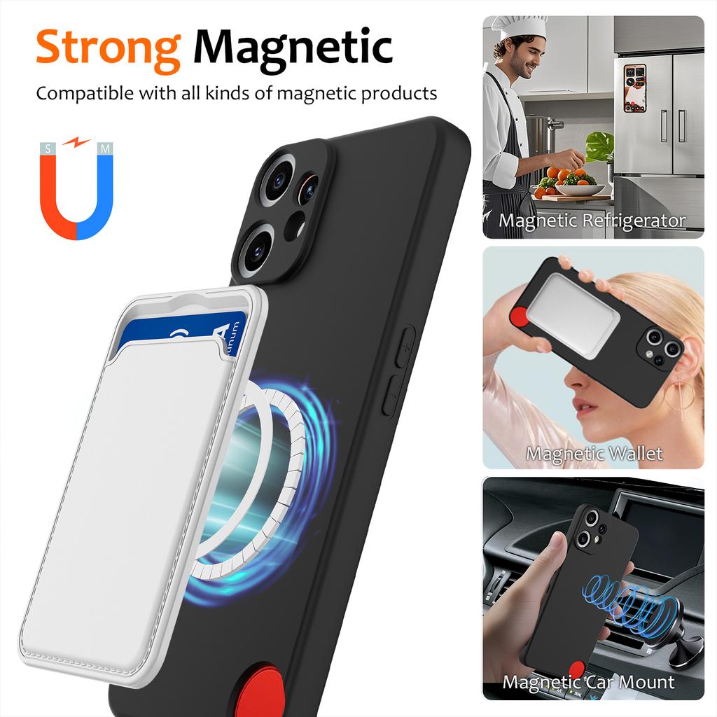 For Nothing CMF Phone 2 Pro Case Compatible with MagSafe Anti-Drop Liquid Silicone Phone Cover