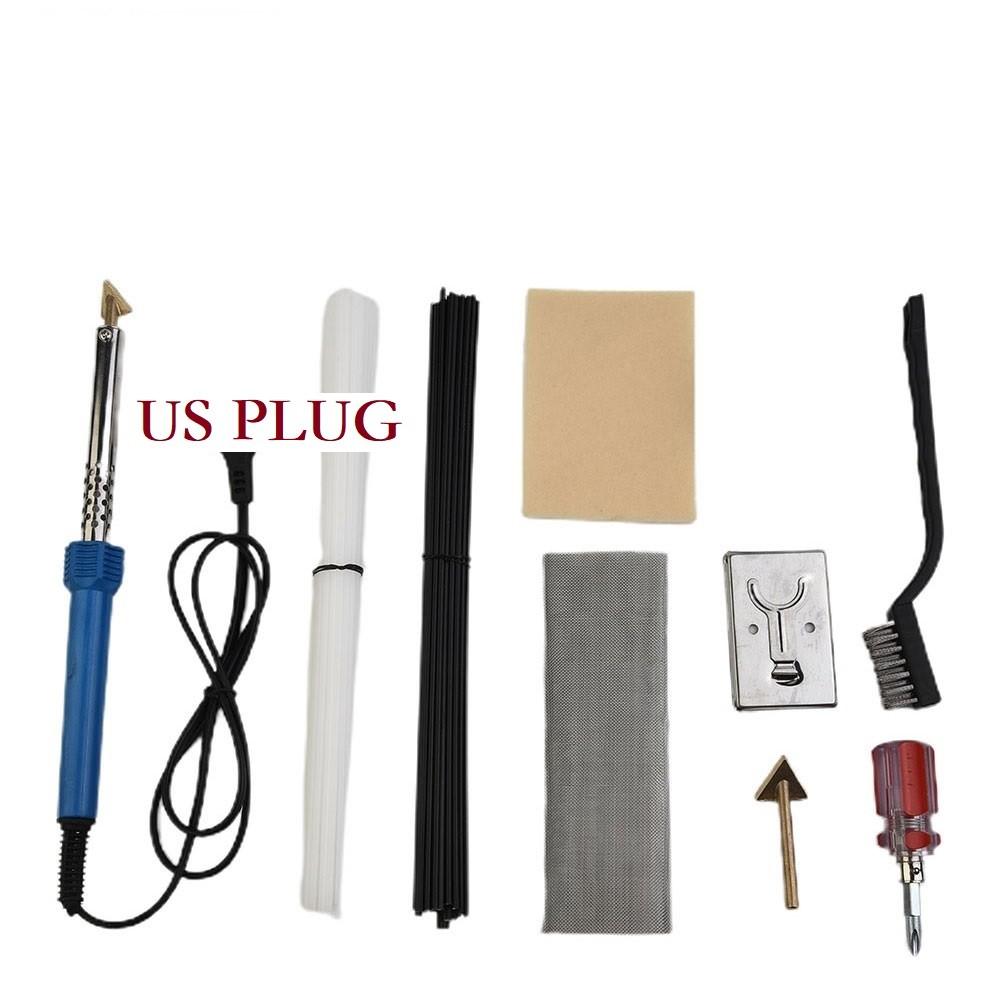 

Электрический паяльник 80 Вт, набор для сварки пластика для ремонта бампера каяка US Plug