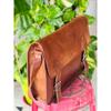 Real Pro Leather Vintage Brown Messenger Laptop Briefcase & Shoulder Bag