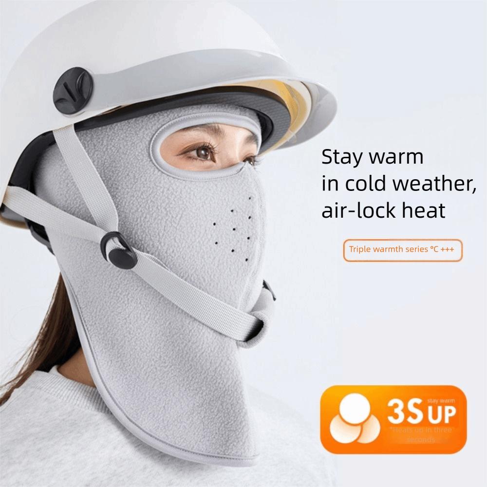 Winter Protection Windproof Mask Thickened Warm Mask Comfortable Wear Cycling Mask  Cold Weather