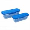 2pcs Batter Bowls with Lids Reusable PP Batter Shakers for Chicken Wings Fish Onion Rings