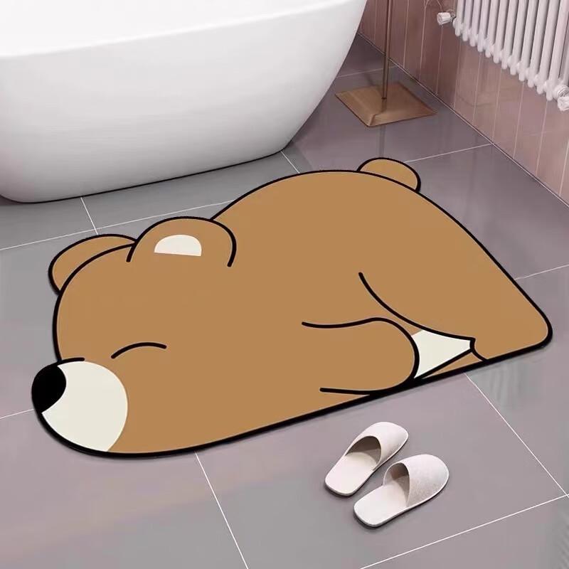 Quick-Dry Absorbent Non-Slip Bathroom Mat