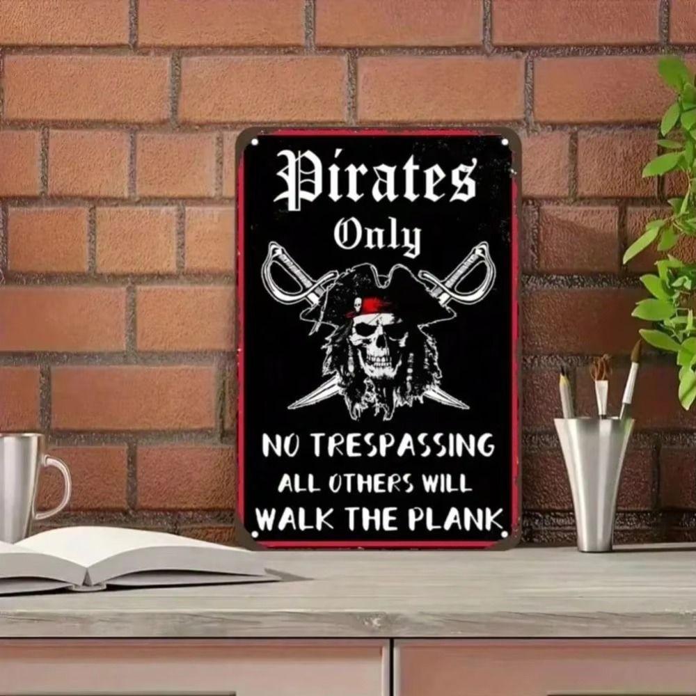 Vintage Floral Metal Wall Art Motivational Sign Home Decor