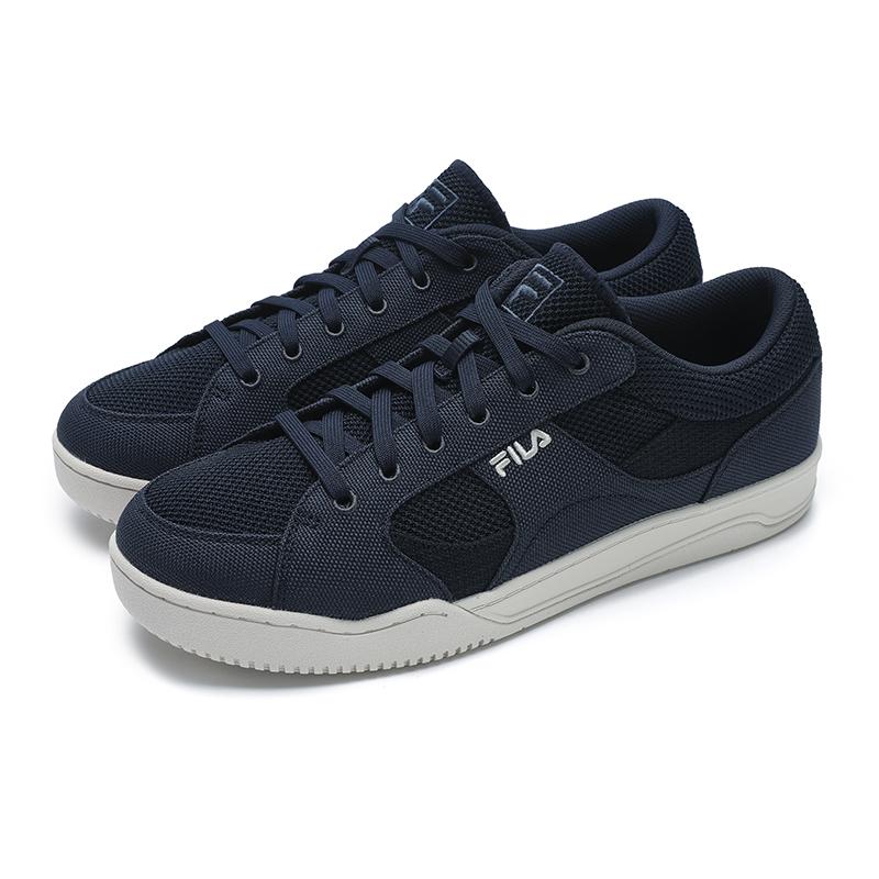 Fila Chaussures en Toile Cloud Slant Shot Mode Polyvalentes Simples Classiques Confortables Respirantes Légères Basses Sneakers pour Homme F12M522313FBK