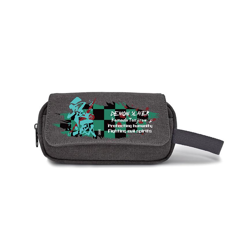 Anime Demon Slayer Čepel Pouzdra na tužky Studentské školní potřeby Držák na tužky Kreslená peněženka Dárek Kosmetická taštička