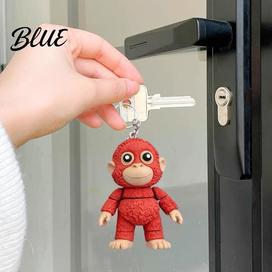 Animal Keychain Punch Monkey His Tiny Plush Buddy Accessory Backpack Purse Car Bag Key Chain Pendant Accessories