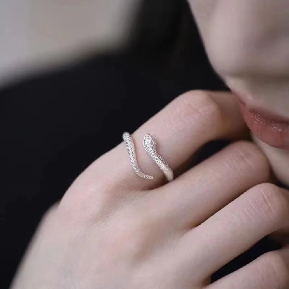 Fashion Snake Open Cuff Bangles Party Jewelry Snake Ring&Ear Studs Snake Shape Bracelet  Wedding