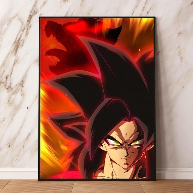 Leinwand Poster Dragon Ball Kakarot Hd Print Kunstdruck Weihnachtsgeschenk Modulare Malerei