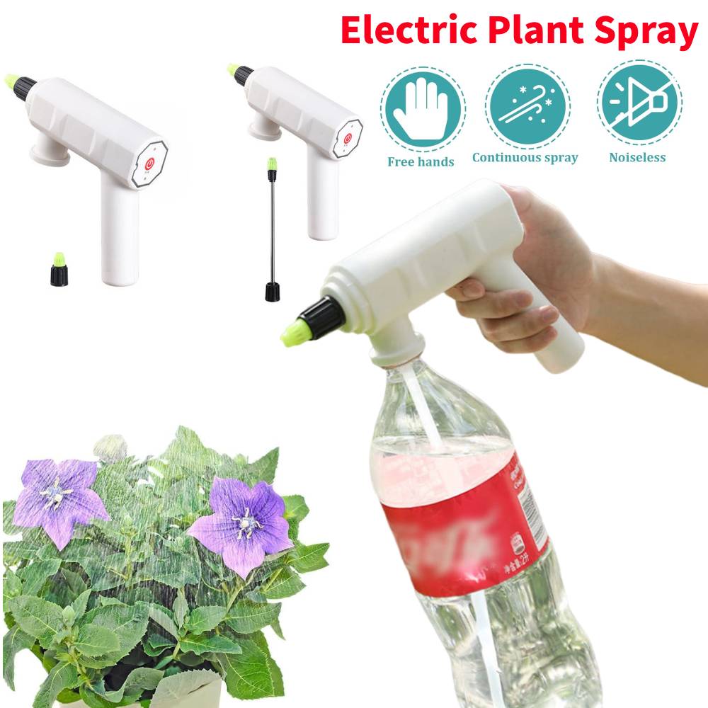 High Pressure Electric Plant Spray Bottle Watering Fogger USB Sprayer Home Watering Machine Electric Watering Irrigation Sprayer