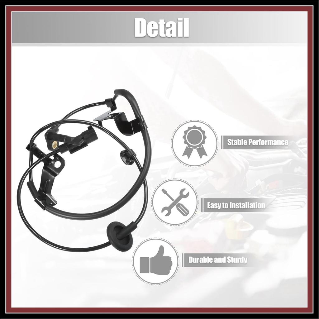 1 Pair Rear Left Right ABS Speed Sensor for Mitsubishi Lancer 2009-2015 for Mitsubishi Outlander 2007-2015 No.4670A583/4670A584 Durable Material