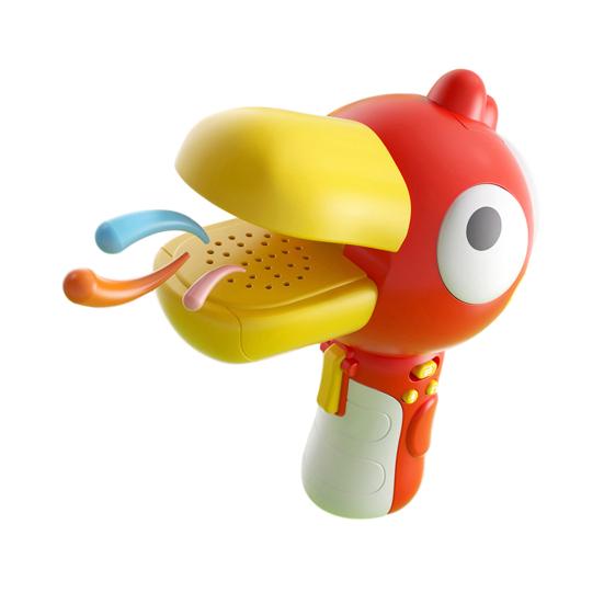 

Детский тукан, изменяющий голос с 3 голосовыми эффектами, детский мегафон с большим ртом и птицей красный