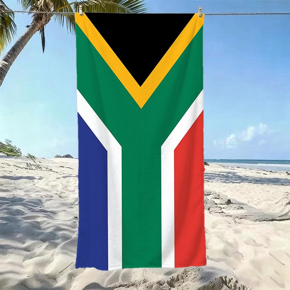 Flagge S-Südafrika Handtuch Fünf-Sterne-Hotelqualität Umweltfreundlich Ultraweiche Dicke Handtücher & Strandtücher