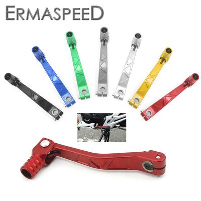 CNC Aluminum Motorcycle Gear Lever Folding Gear Shifter Shift Lever For Motocross 50cc-125cc Dirt Pit Bike XR50 CRF50 XR