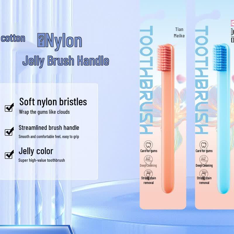 Meike Soft Bristle Toothbrushes (10-Pack)