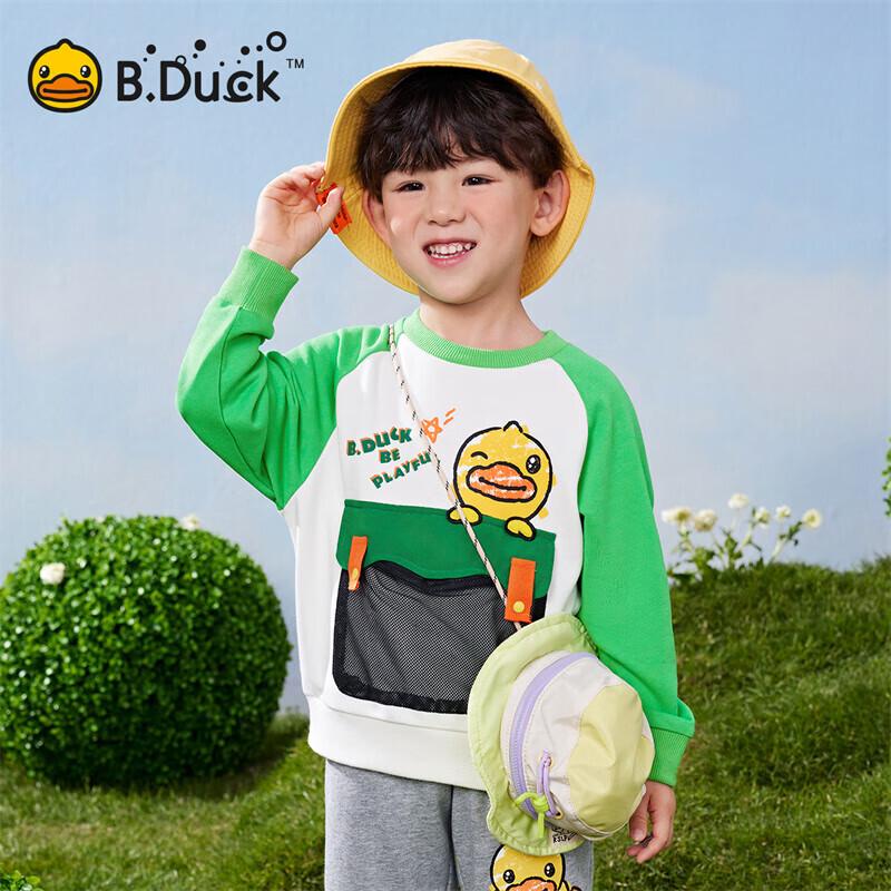 B.Duck Kids' Casual Pullover Sweatshirt