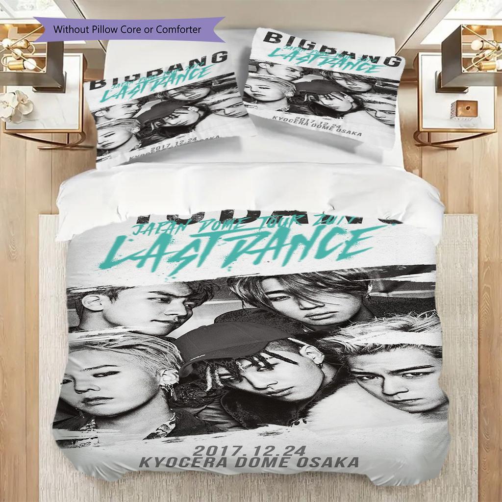 Big Bang Last Dance Concert Poster Bedding 1 Duvet Cover 2 Pillowcase Without Core Christmas Birthday Gift Soft And Comfortable