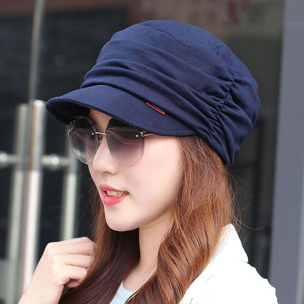 Vintage Baseball Caps British Style Painter's Hat Outdoor Newspaper Hat  Autumn Winter