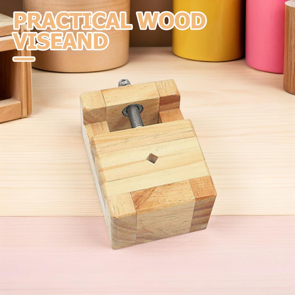 Premium Seal Carving Bed Wood Metal Construction for Stone Carving Engraving DIY Seal Making Craftsmanship Woodworking Vise