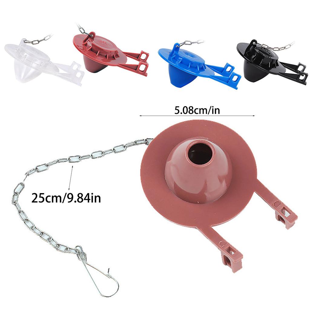 2Pcs Toilet Flapper Flush Valves Cover 2inch Universals Toilet Stoppers Flapper Water Saving Flush Valves Flapper