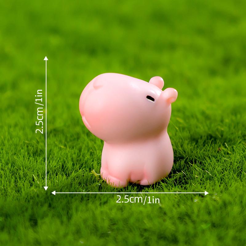 Miniature Capybara Mini Kapibare Action Figures Hot Capybara Model Home Decoration Kids Gift Diy Micro Landscape Ornament