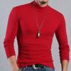 Handsome Spring Autumn Thin Round Neck T-Shirts Simplicity Solid Color Pullovers Fashion Man Casual Classic Men's Clothing 2023