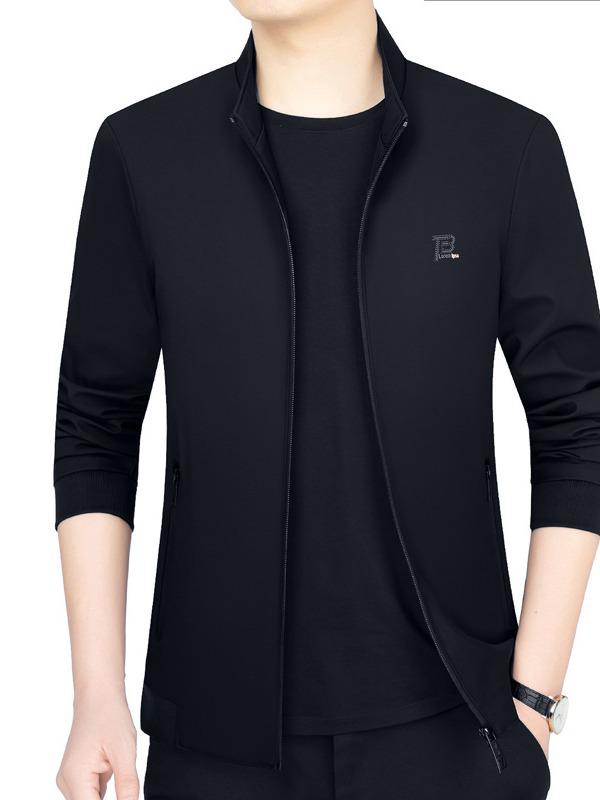 Trendy Men's Business Casual Spring Jacket 2026: Fashionable Wear for Mid-Aged and Young Men