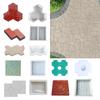 Plastic Garden Paving Brick Mold Concrete DIY Mold Reusable Multi Style Brick Mold Decoration Garden Floor