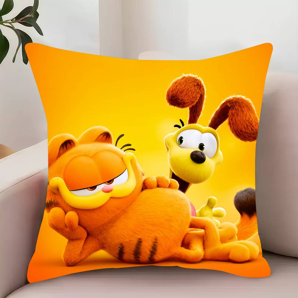 MINISO The G-GarfieldS Movie Pillow Case Decor Protective Covers Comfortable soft for Sofa Living Room Home office