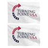 Turning Point USA Flag 3x5Ft Double Sided Wall Hanging Flag Outdoor Polyester Banner with Brass Grommets for Yard Garden Decoration