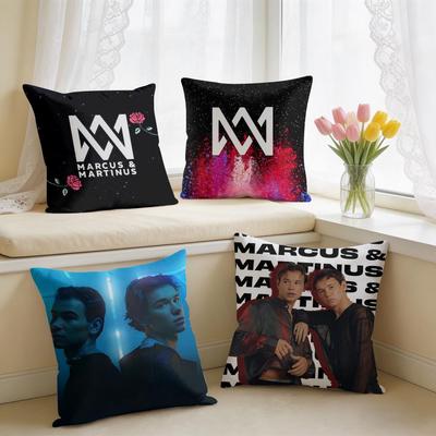 MMarcus And MMartinus Cushion Cover Square Short Plush Pillow Case Living Room Sofa Home Decor Funda X