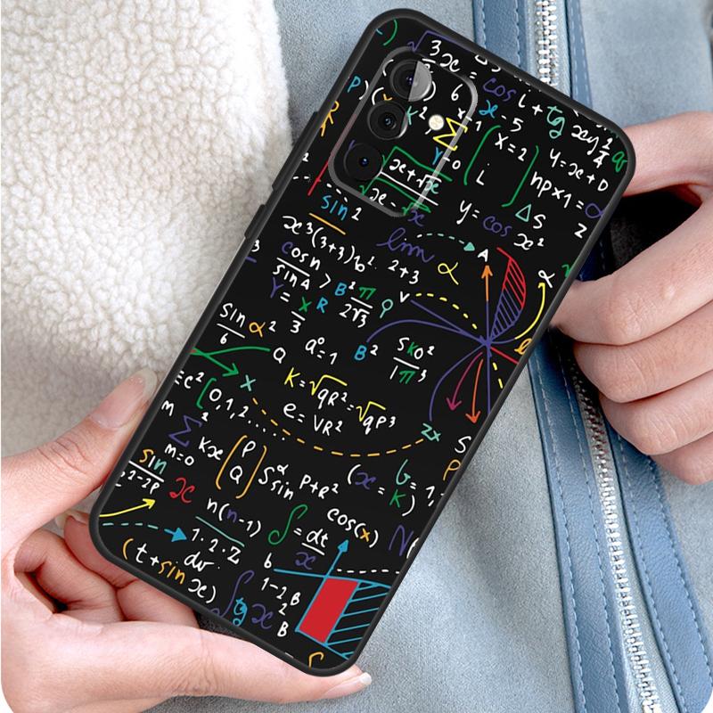 Physics Science Maths Formula Phone Case For Samsung Galaxy A15 A25 A35 A55 A54 A34 A14 A13 A33 A53 A12 A32 A52 A71 A51