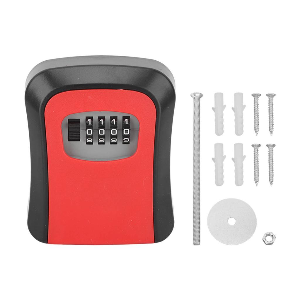 Schlüsselbox mit rücksetzbarem Code, tragbare Kombinations-Lockbox, 5 Schlüssel Kapazität, wandmontierte Schlüsselaufbewahrung