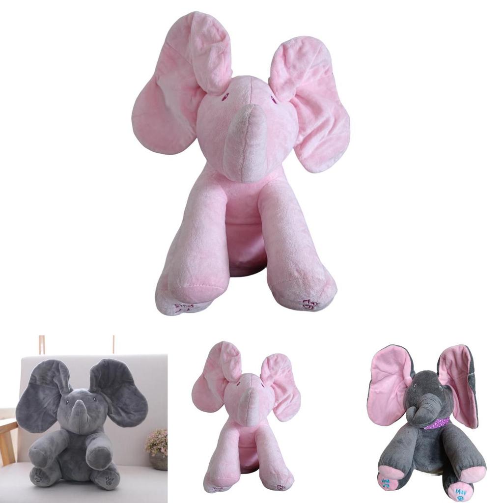 Entzückendes Elefanten-Plüschtier mit beweglichen Ohren Perfektes Babygeschenk