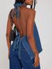 Women's Cropped Quilted Puffer Vest Stand Collar Lightweight Button Down Sleeveless Jacket
