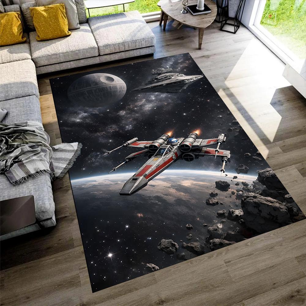 Star Wars Floor Rug Office Rug Design for Foyer Outdoor Game Room Decorate Room Anti-slip Rug Office Home Decor Perfect Gift for Women Men
