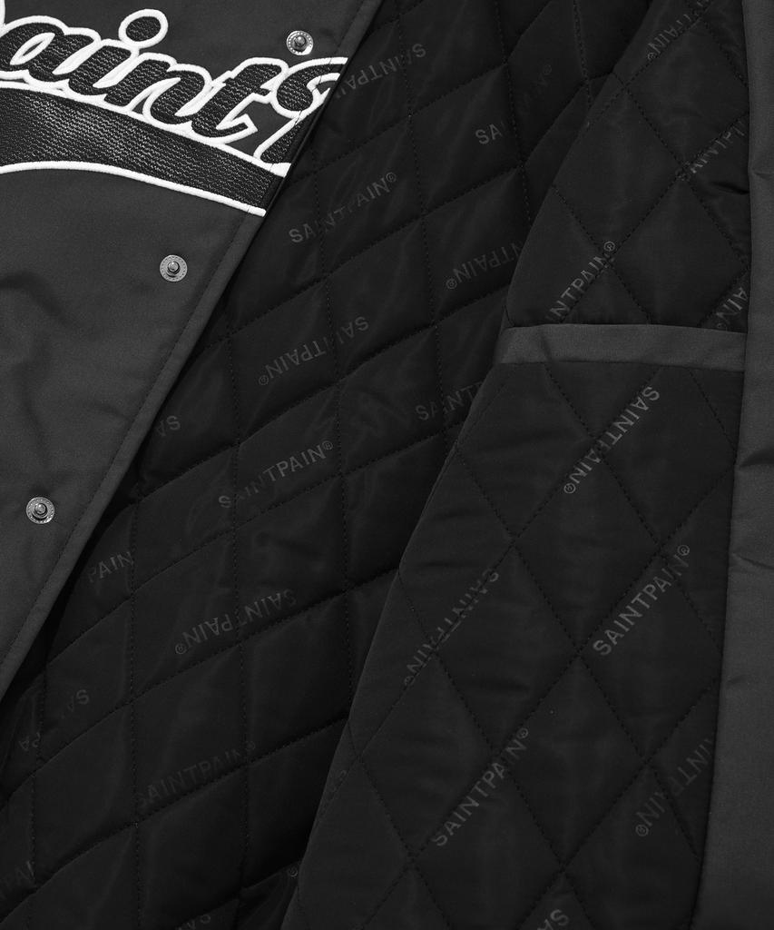 Saintpain Sp Team Logo Stadium Jacket - Black