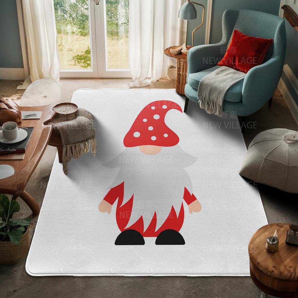 House Entrance Carpet Home Door Mat Living Room Bath Foot Bathroom Non-slip Water Absorption Rugs Bath Merry Christmas Winter