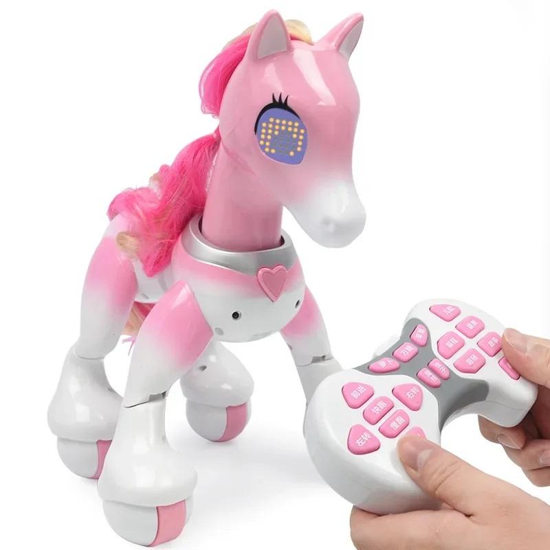 robot dog  electric toys Unicorn toy Electric remote control Unicorn child robot touch induction enlightenment toy