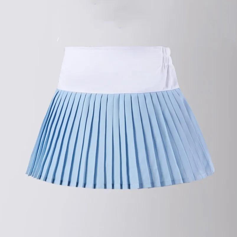 Floral Skirt for Kids High Waist Thin Girls Pleated Skirt Short Fashion Tennis Baseball Casual All-match Children A-line Skirt