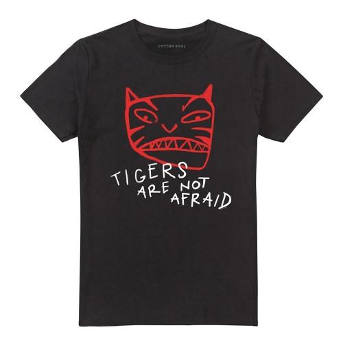 Tigers Are Not Afraid Unisex Adult Tiger Head T-Shirt