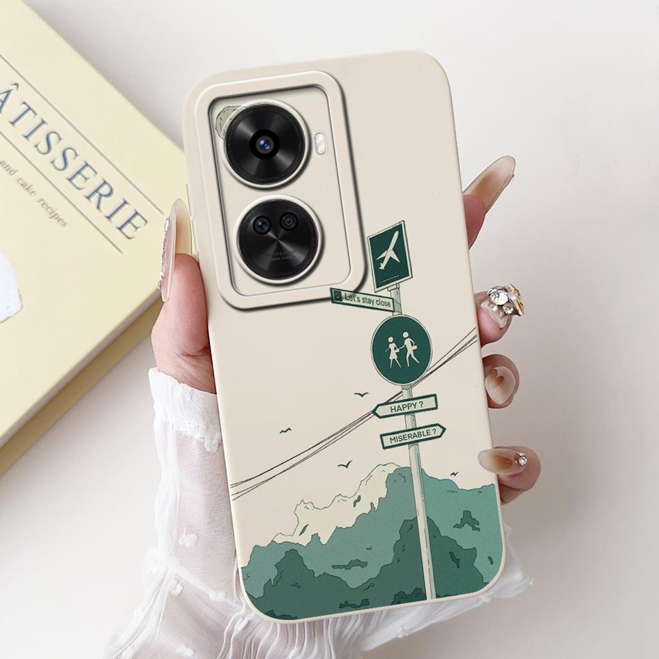 Für Huawei nova 12 SE 2024 Hülle BNE-LX1 Stoßfeste Abdeckung Niedlicher Astronauten-Cartoon Mattes Funda auf Huawei Nova12 SE Quadratischer Schutz
