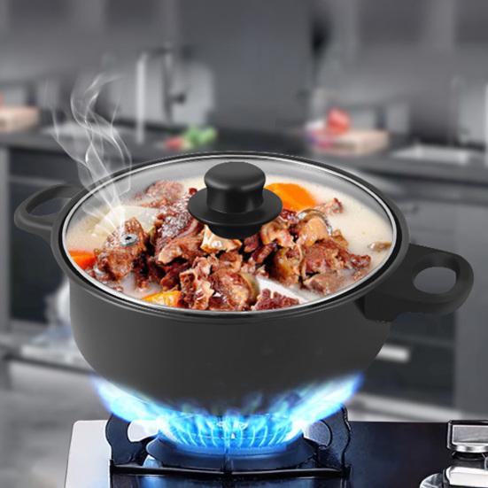 13Pcs Cookware Set Non-Stick Iron Pots And Pans with Comfortable Handles