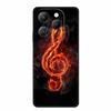 For Infinix Hot 40 Pro Case Animals Soft Silicone TPU Cover Phone Cases For Infinix Hot 40i Hot40 X6837 Protective Wolf Coque