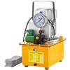 VEVOR Hydraulic Electric Pump, 750W Hydraulic Driven Pump, 70 MPa(10152 PSI) Single Acting, 220V, Solenoid Pedal, 7L Hydraulic Power Pack Cylinder
