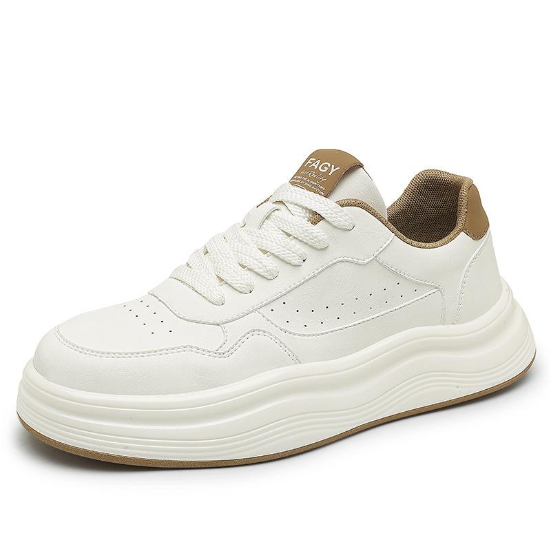 Douyin Popular Casual Board Shoes Breathable Thick Sole Heightening Little White Shoes Men's Spring and Summer New Fashion Trend Sports Shoes